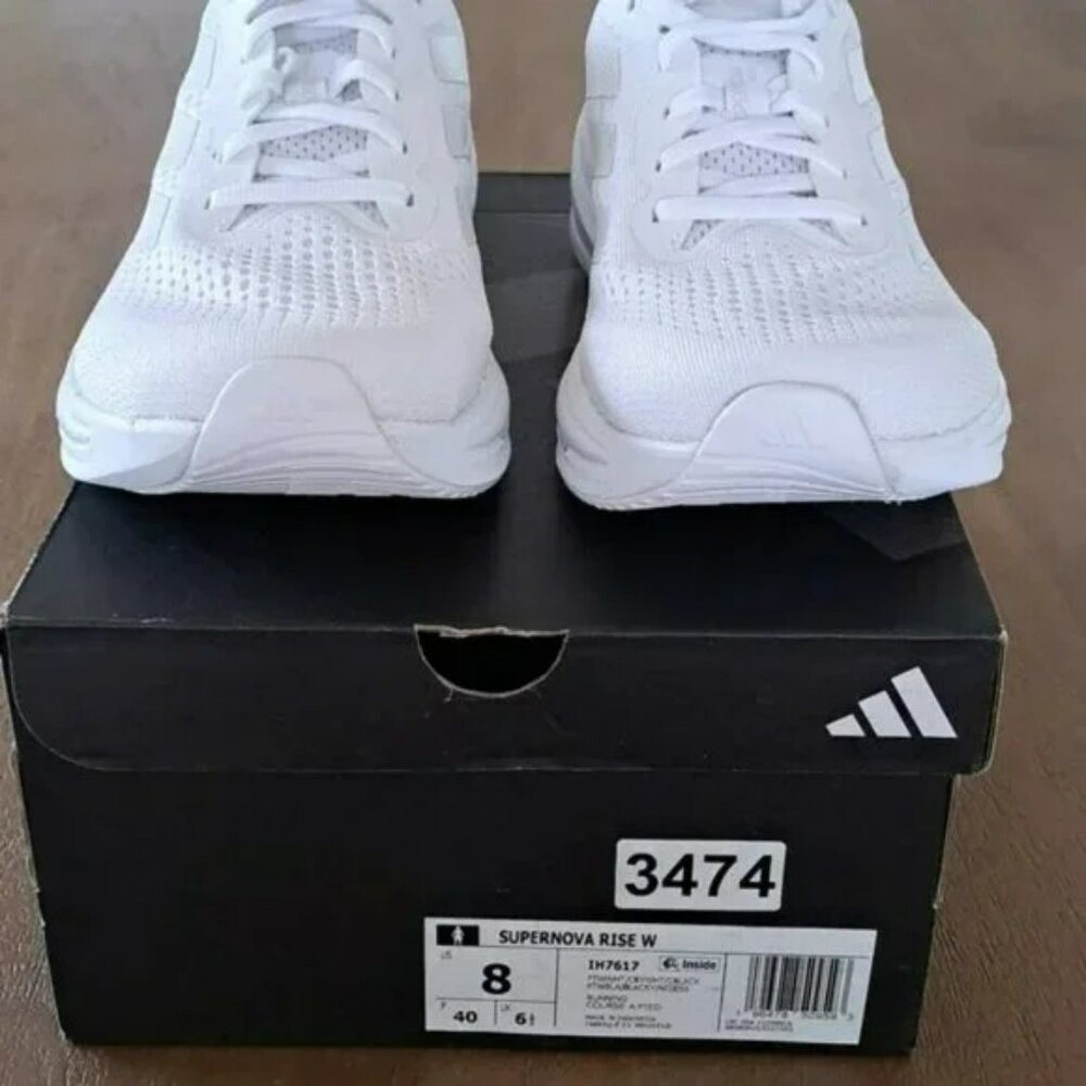 Adidas Supernova Rise - Color: White - Size: Women 8 - Picture 4 of 9